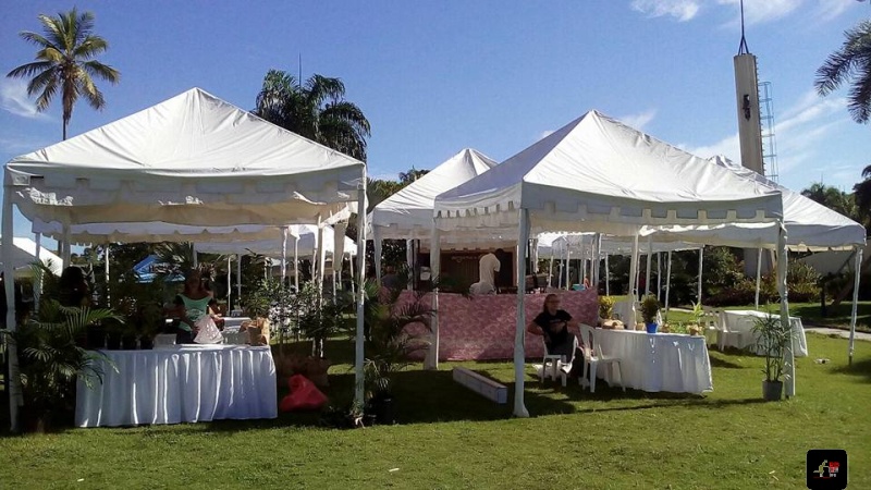 Alquiler de Carpas para eventos. Activ. Fiestas. Carpa de dif. medidas