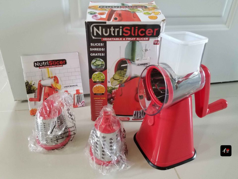 Nutrislicer / licuador 3/1 de acero inoxidable para verduras, frutas, queso ?OFERTA esta semana?