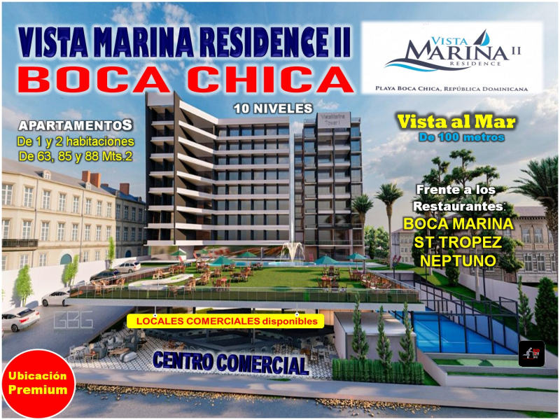 PROYECTO DE APTOS EN BOCA CHICA, 10 NIVELES