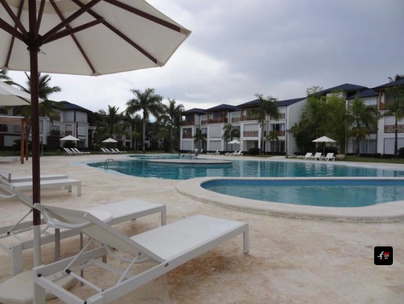 Vendo Apto Amueblado en Playa Dorada, Residencial RivieraAzul, 105 Mts.2, 2 habs…..PUERTO PLATA