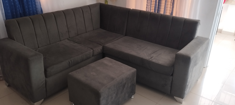 Juego de muebles tipo L 