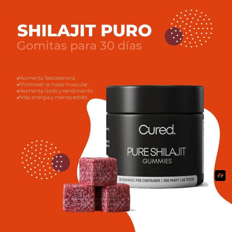 Gomitas de Shilajit Puro para 30 días