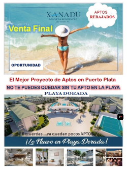 ADQUIERA SU APTO en el Mejor Proyecto de Playa Dorada