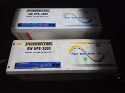 Powertek INVERSOR 3000W, 24VDC, 110VAC –