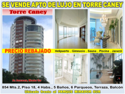 SUPER APTO EN LA TORRE CANEY del Mirador Sur