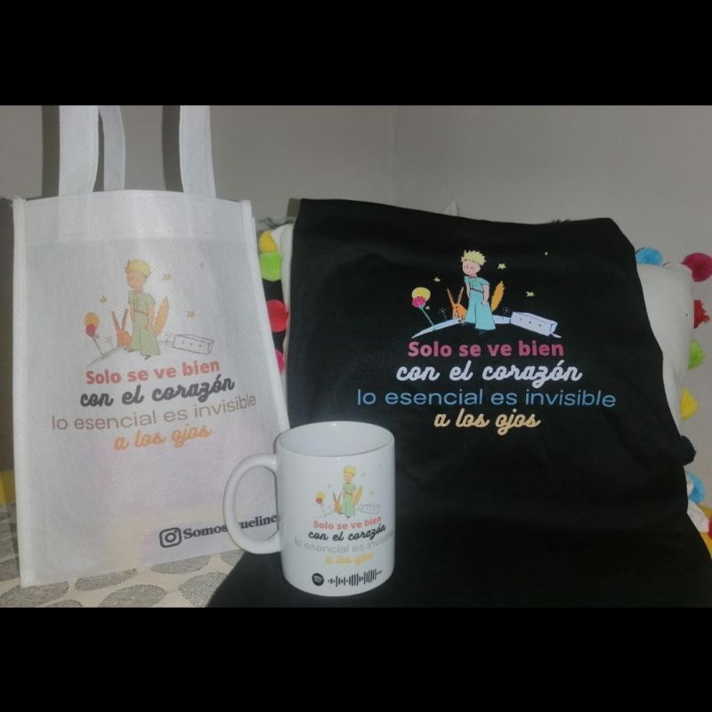 Franelas personalizadas de tu preferencia incluye taza,franela y funda ecolÃ³gica 